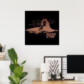 Moab mtb Mountainbike Poster (Heimbüro)
