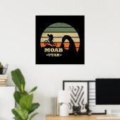 Moab mtb Mountainbike Poster (Heimbüro)