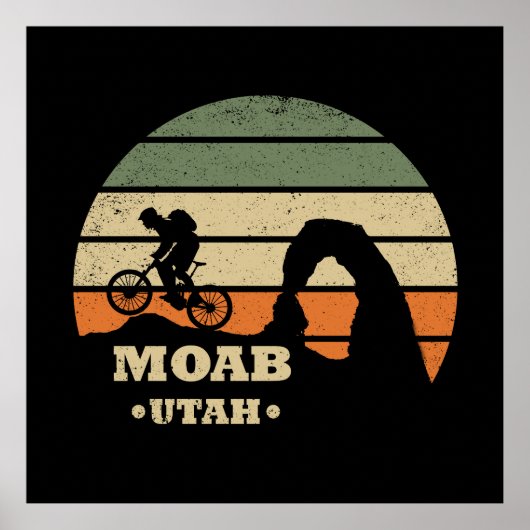 Moab mtb Mountainbike Poster (Vorne)