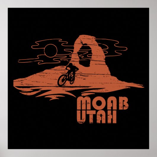 Moab mtb Mountainbike Poster (Vorne)