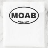 MOAB OVALER AUFKLEBER (Tasche)