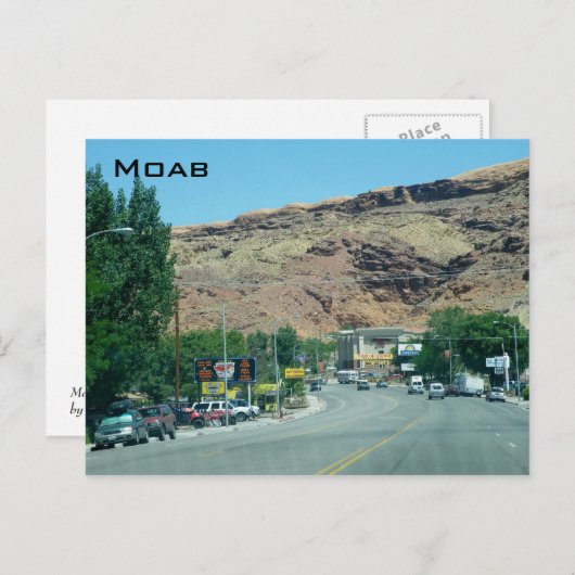 Moab Postkarte (Vorne/Hinten)