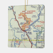 Moab Retro Map Keramikornament (Links)