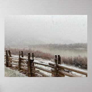 Moab Snow Poster