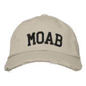 Moab-StickHat Bestickte Kappe (Vorderseite)