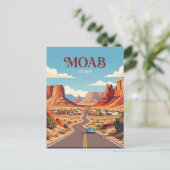 Moab USA Postkarte (Stehend Vorderseite)