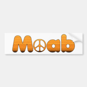 Moab UT Peace Autoaufkleber