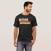 Moab Ut Utah Funny City Zuhause Roots Retro 70er 8 T-Shirt (Vorne ganz)