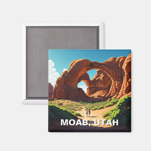Moab Utah Arches Nationalpark Magnet (Vorderseite/Rückseite)