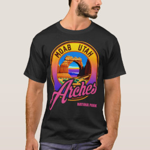 Moab Utah Arches Nationalpark Parco Tassino T-Shirt