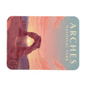 Moab Utah Arches Nationalpark Sunset Magnet (Horizontal)