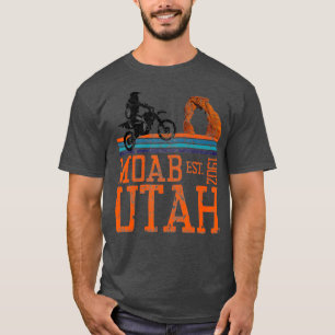 Moab Utah Arches Wüste weg von der Straße Dirt Bik T-Shirt