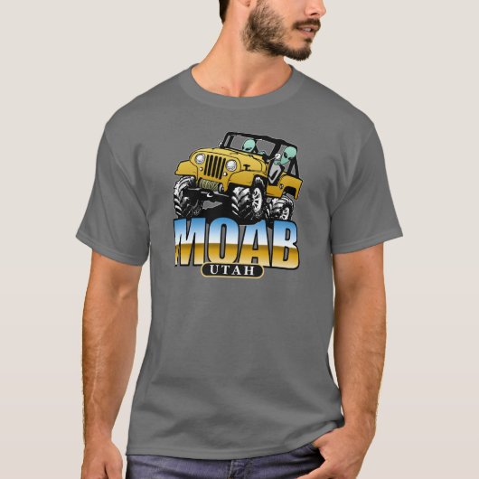 MOAB, Utah - Außerirdische 4x4 T-Shirt (Vorderseite)