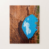 Moab Utah Bergbogen. Puzzle (Vertikal)