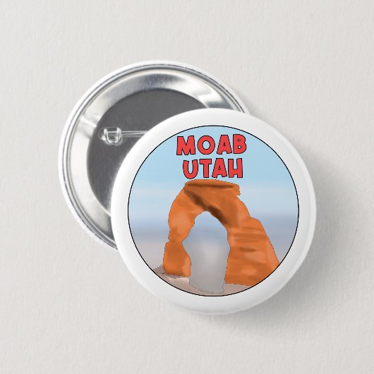 Moab Utah Button (Vorne & Hinten)