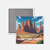 Moab Utah Canyonlands National Park Magnet (Vorderseite/Rückseite)