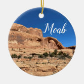Moab Utah Christmas Keramik Ornament (Vorne)