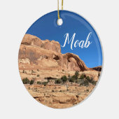 Moab Utah Christmas Keramik Ornament (Links)