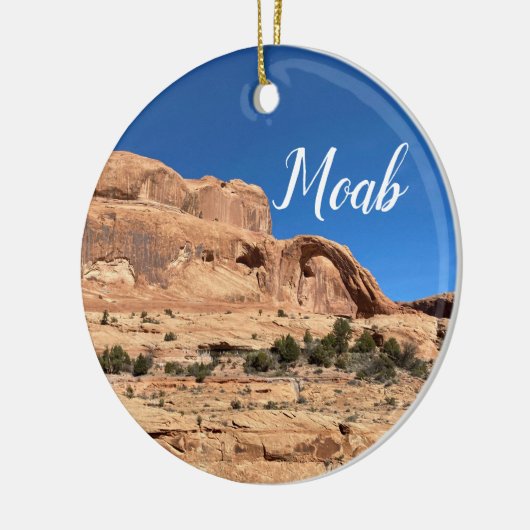 Moab Utah Christmas Keramik Ornament (Links)