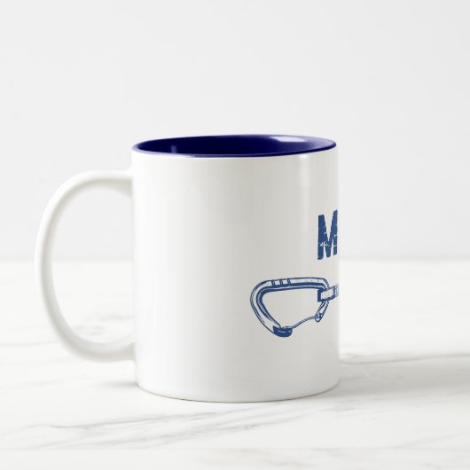 Moab Utah Climbing Quickziehung Zweifarbige Tasse (Links)