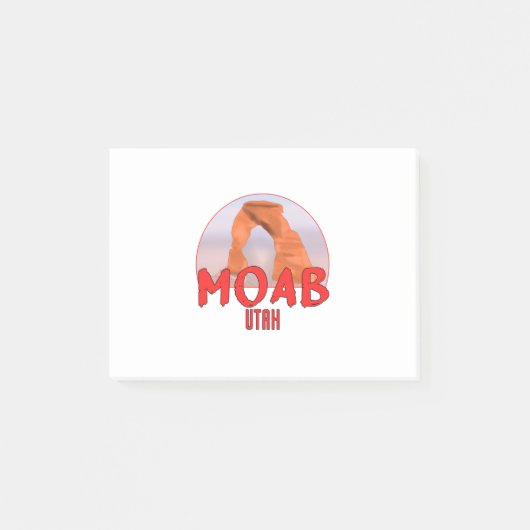 Moab Utah Delicate Arch Post-it Klebezettel (Vorderseite)