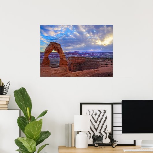 Moab Utah - Delikatbogen - Poster (Heimbüro)