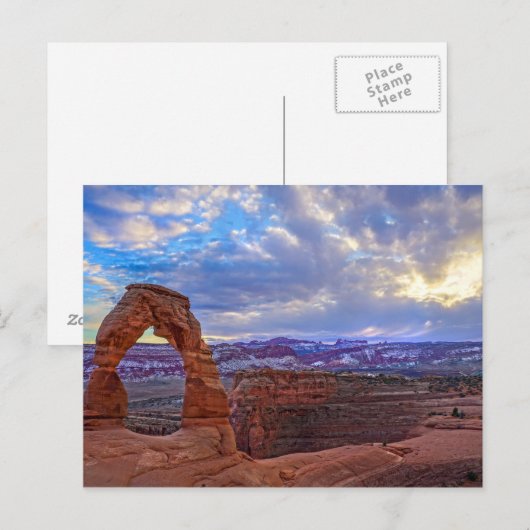 Moab Utah - Delikatbogen - Postkarte (Vorne/Hinten)