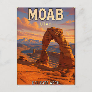 Moab Utah Delikater Reise-Geschenk Postkarte