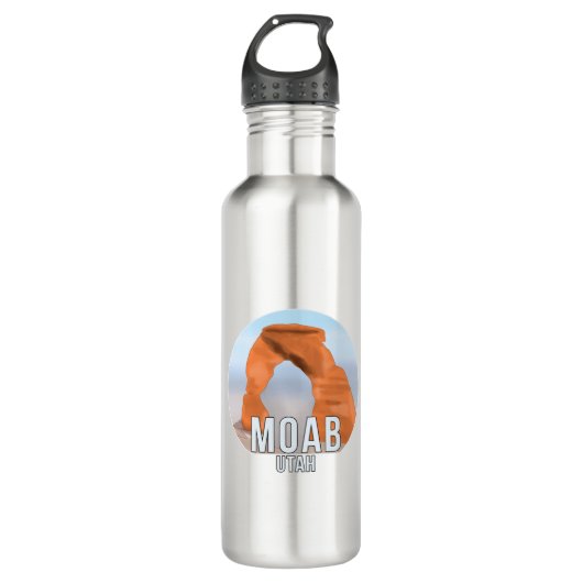 Moab Utah Edelstahlflasche (Vorderseite)