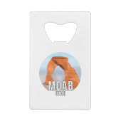 Moab Utah Geldbeutel Flaschenöffner (Rückseite)
