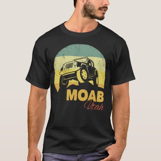 Moab Utah Geschenk für Off Roading - Utah Souvenir T-Shirt (Vorderseite)
