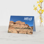 Moab Utah Karte (Gelbe Blume)