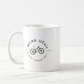 Moab Utah Mountain Biking T Kaffeetasse (Links)