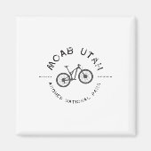 Moab Utah Mountain Biking T Magnet (Vorne)
