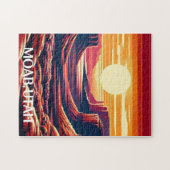 Moab Utah Nationalparks Sunset Souvenir Geschenk Puzzle (Horizontal)