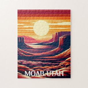 Moab Utah Nationalparks Sunset Souvenir Geschenk Puzzle