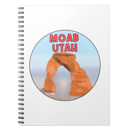 Moab Utah Notizblock (Vorderseite)