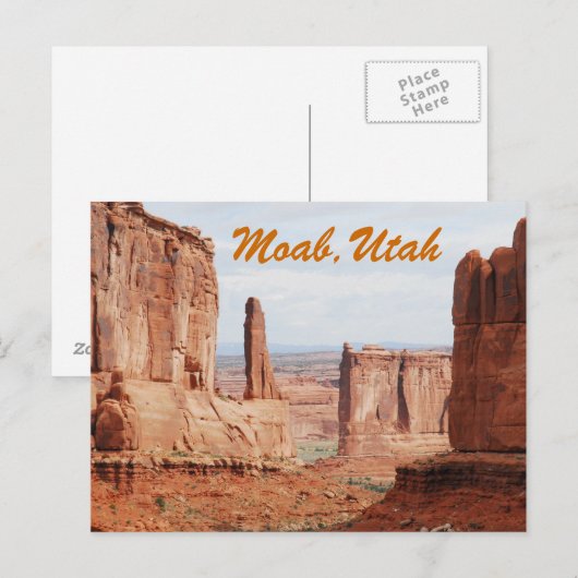 Moab Utah Postcard Postkarte (Vorne/Hinten)