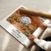 Moab Utah Poster, Aquarell, Maßgeschneidert Poster