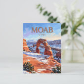 Moab Utah Postkarte (Stehend Vorderseite)