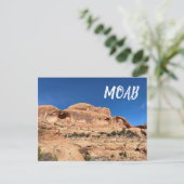 Moab Utah Postkarte (Stehend Vorderseite)