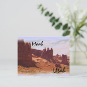 Moab Utah Postkarte (Stehend Vorderseite)