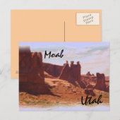 Moab Utah Postkarte (Vorne/Hinten)