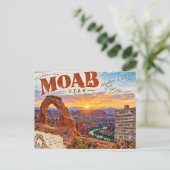Moab, Utah Postkarte (Stehend Vorderseite)