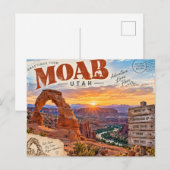 Moab, Utah Postkarte (Vorne/Hinten)