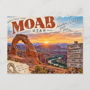 Moab, Utah Postkarte