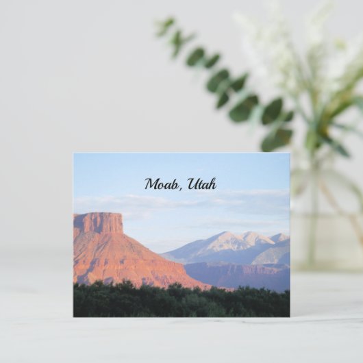Moab, Utah Postkarte (Stehend Vorderseite)