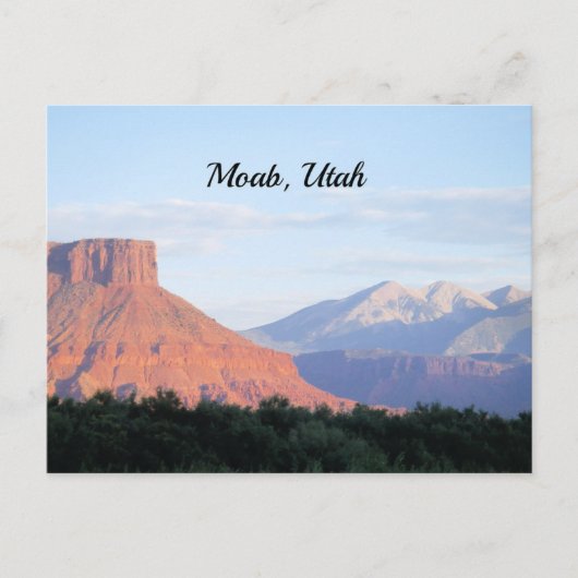 Moab, Utah Postkarte (Vorderseite)