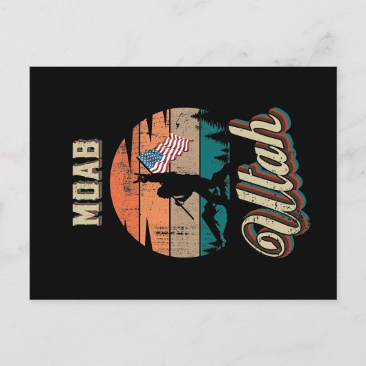 Moab Utah Postkarte (Vorderseite)