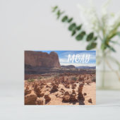 Moab Utah Postkarte (Stehend Vorderseite)
